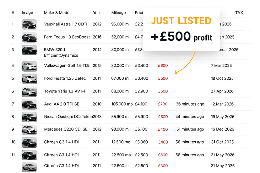 Deal Drive dashboard